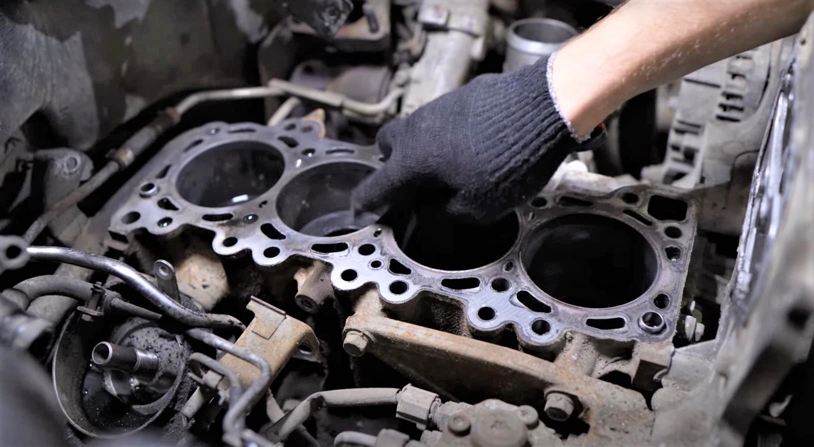 Замена прокладки ГБЦ Ниссан