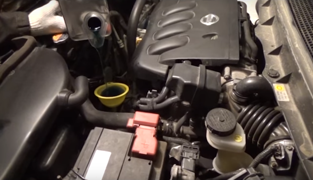 залив масла АКПП