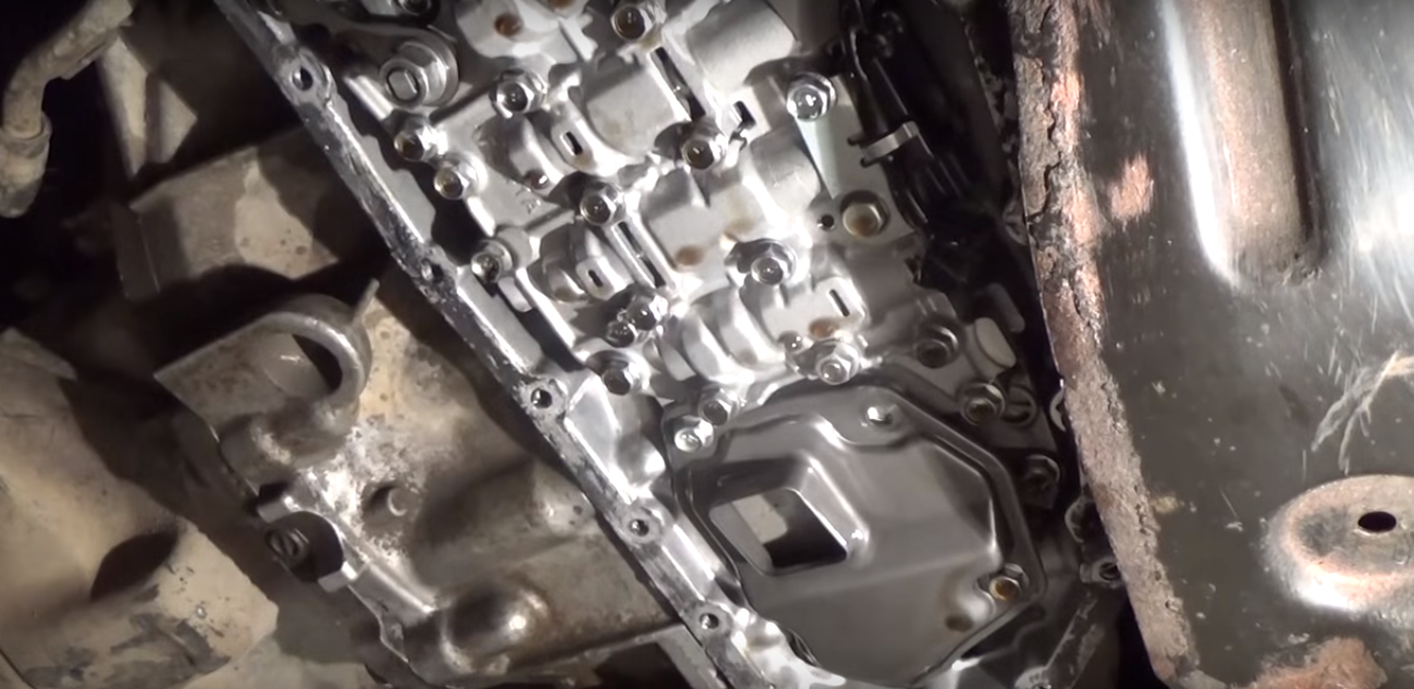 АКПП со снятым поддоном