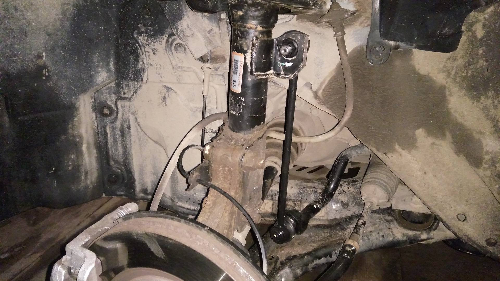 Замена стоек стабилизатора Ниссан