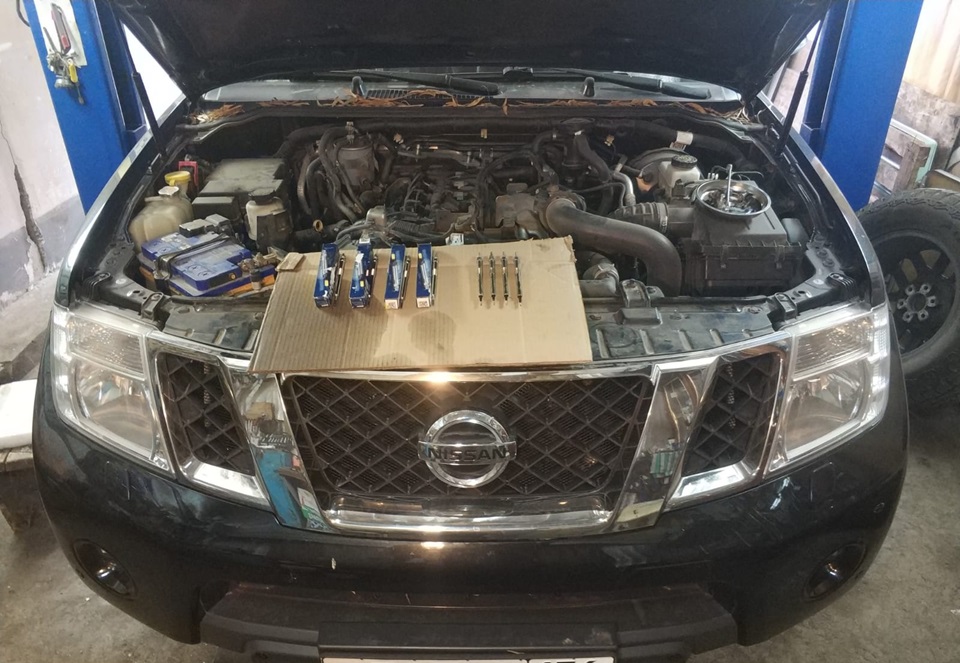 Подготовка Ниссан к замене свечей накаливания