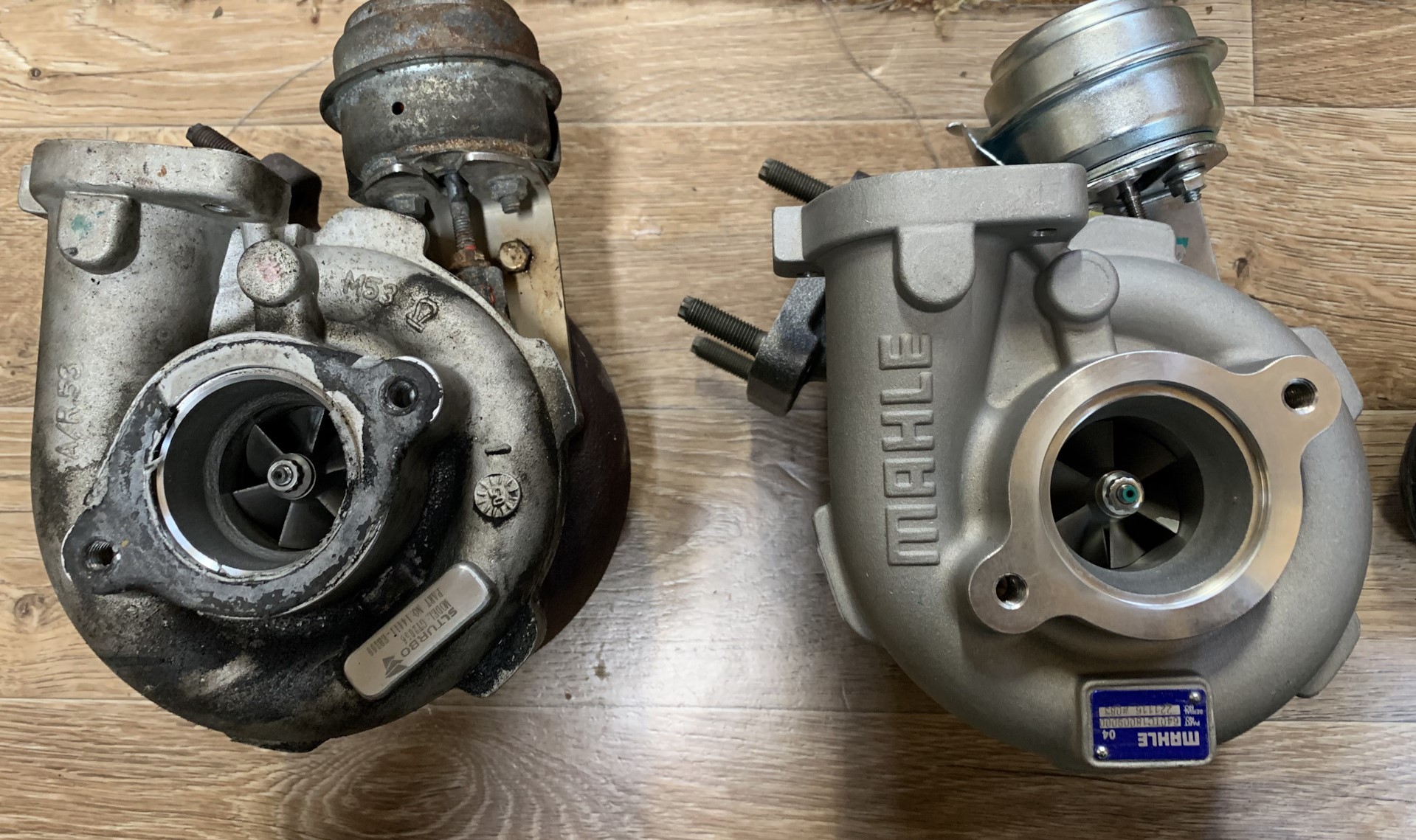 старая и новая турбины