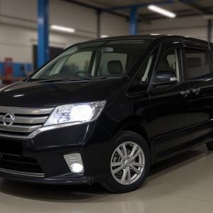 Ниссан Серена после замены масла в редукторе в автотехцентре