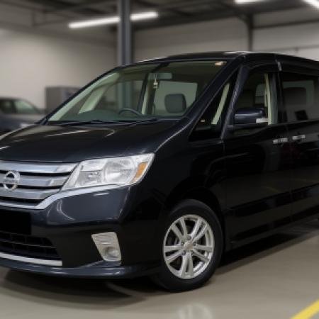 Ниссан Серена после замены амортизаторов в автотехцентре