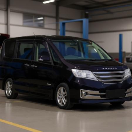 Ниссан Серена после замены масляного насоса в автотехцентре