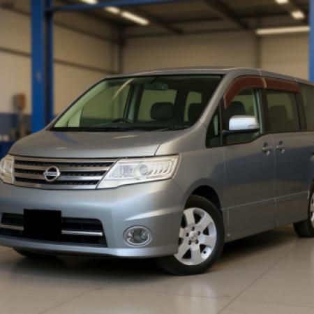 Ниссан Серена после замены масла в вариаторе в автотехцентре