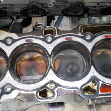 Замена прокладки ГБЦ Ниссан Серена