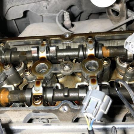 Замена прокладки клапанной крышки Ниссан Серена