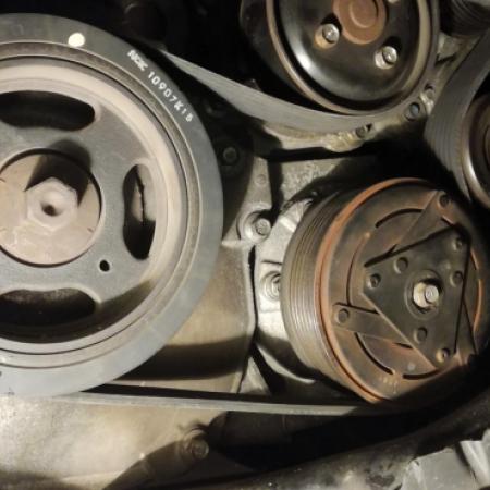 Замена приводного ремня Ниссан Серена