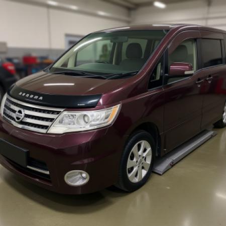 Ниссан Серена после замены стартера в автотехцентре