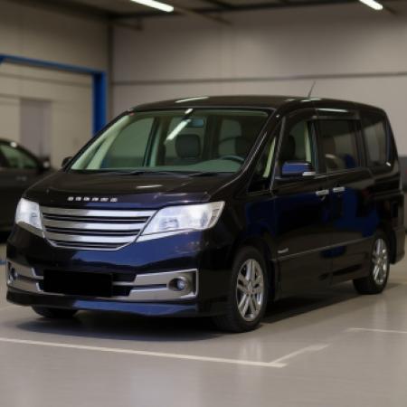 Ниссан Серена после замены топливного фильтра в автотехцентре