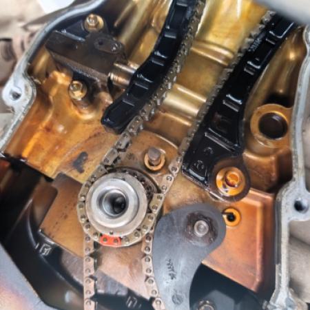 Замена цепи ГРМ Ниссан Сентра