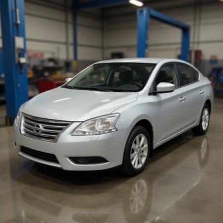 Ниссан Сентра после замены радиатора кондиционера в автотехцентре