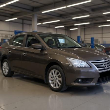 Ниссан Сентра после замены радиатора печки в автотехцентре