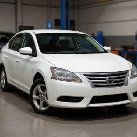 Ниссан Сентра после замены шаровых опор в автотехцентре