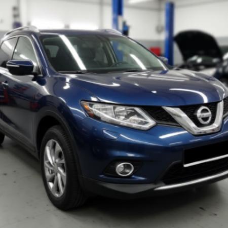Nissan X-Trail после замены масла в автосервисе