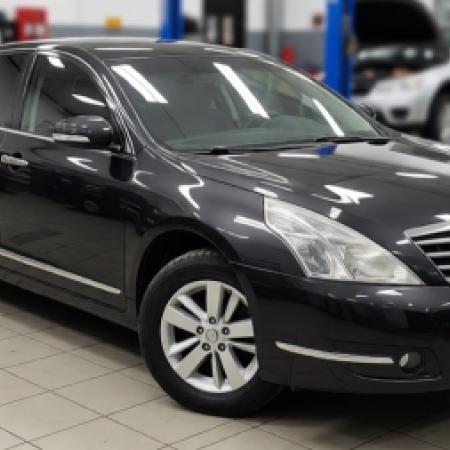 Ниссан Теана после замены масла вариатора в автотехцентре