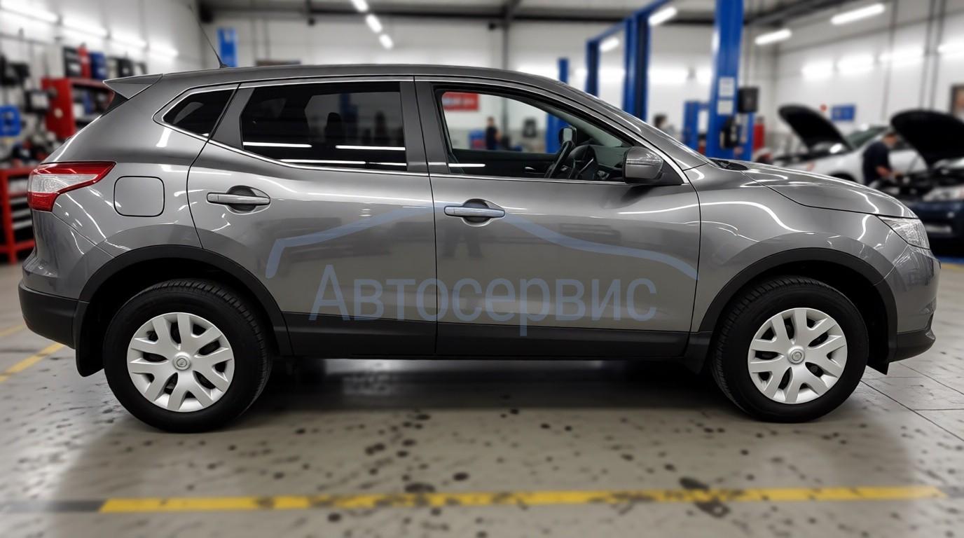 Кашкай на замене масла в вариаторе