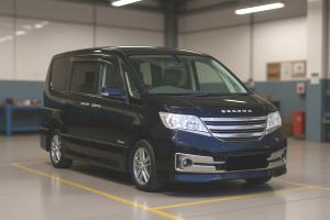 Ниссан Серена после замены масла АКПП в автотехцентре