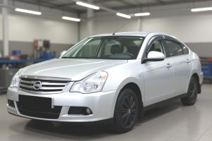 Ниссан Альмера после замены опоры двигателя в автотехцентре