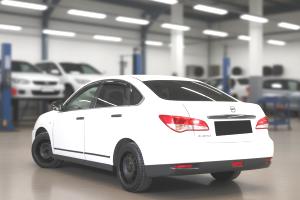 Ниссан Альмера после замены подшипника ступицы в автотехцентре