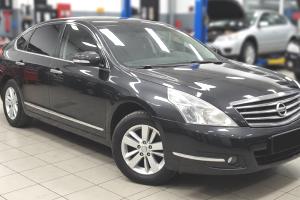 Ниссан Теана после замены масла вариатора в автотехцентре